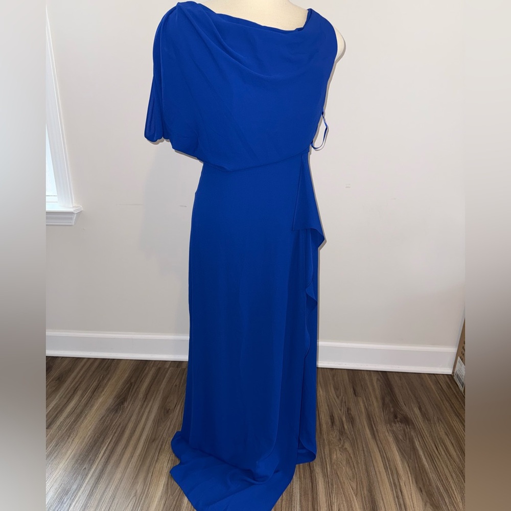 BCBG Max Azria cobalt blue gown